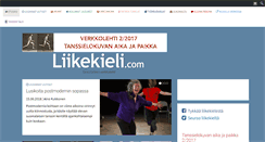 Desktop Screenshot of liikekieli.com